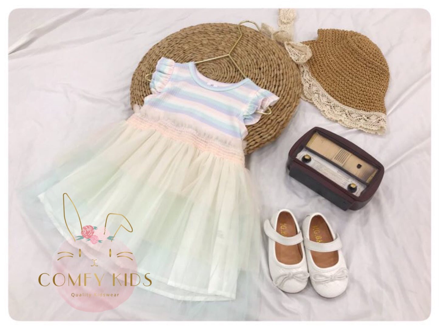 Dreamy Pastel Tulle Baby Girl Dress