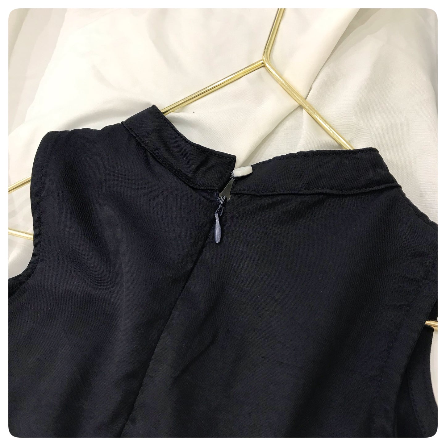 Girls' Navy Dress Sleeveless