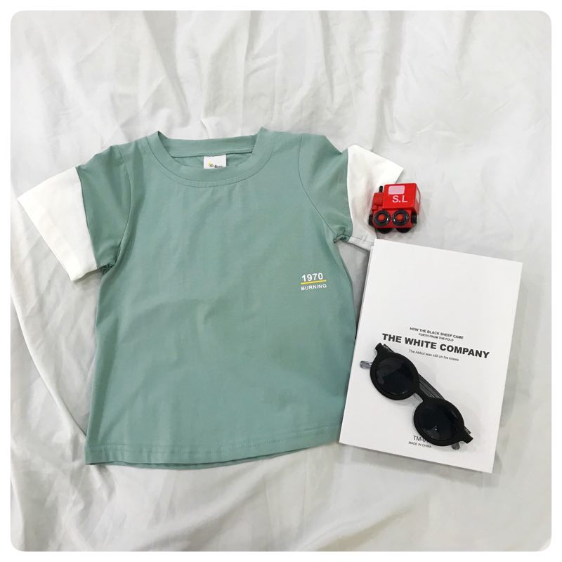 Vibrant Boy's Green T-shirt