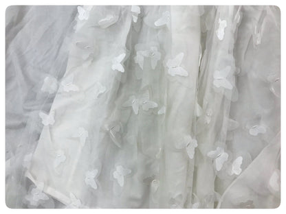 Girls' Striped Top and Ruffled Tulle Skirt Dress