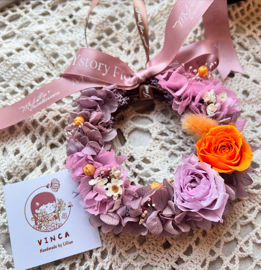 Preserved Flowers Wreath